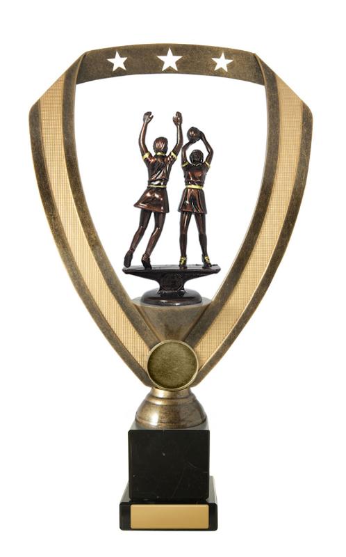 N24-2010 Netball Fig. on Column 27cm