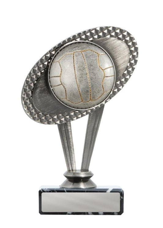 N24-2023 Metal Netball Theme on Base 15cm
