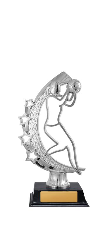 N24-2101 Netball Fig. on Base 17cm