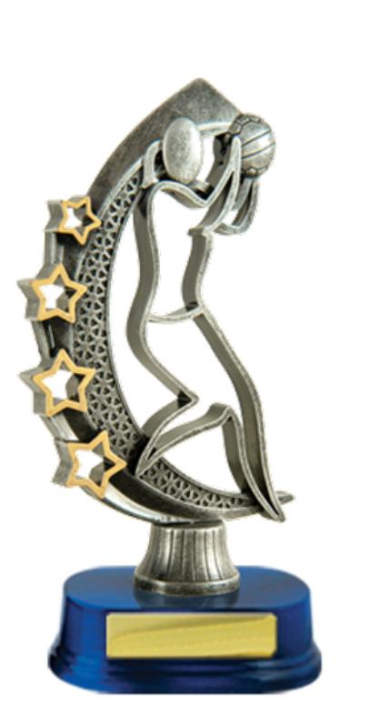 N24-2104 Netball Fig. on Base 18cm
