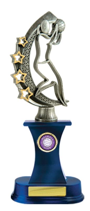 N24-2107 Netball Fig. on Column 28cm