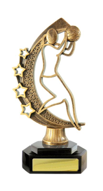 N24-2108 Netball Fig. on Base 18.5cm