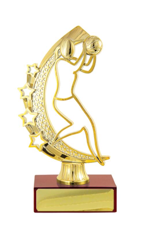 N24-2110 Netball Fig. on Base 17cm