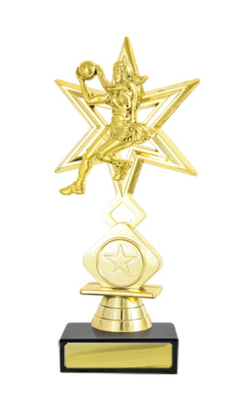N24-2115 Netball Fig. on Base 18.5cm