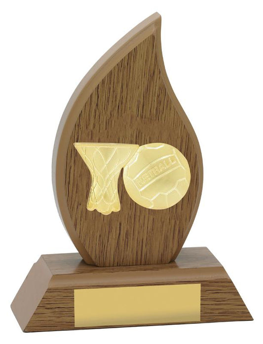 N4002 Netball Wood Flame 14cm