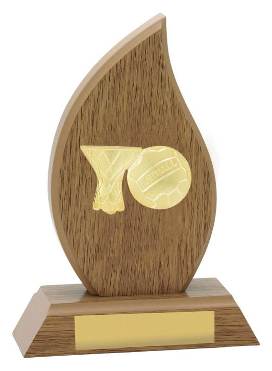 N4003 Netball Wood Flame 17cm