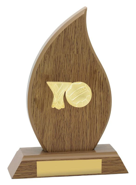 N4004 Netball Wood Flame 19.5cm