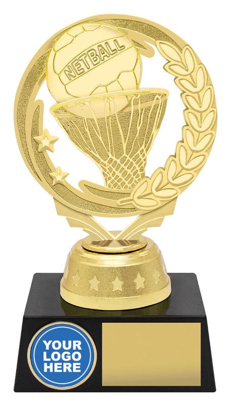 N4018 Netball Torch - Logo 15.5cm