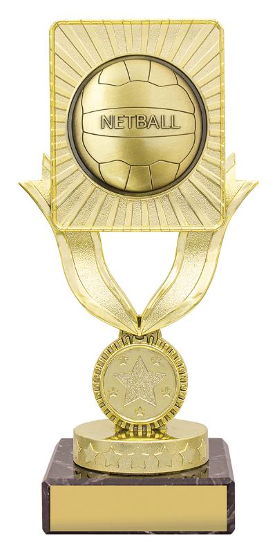 N4022 Netball Lynx Crest 17.5cm