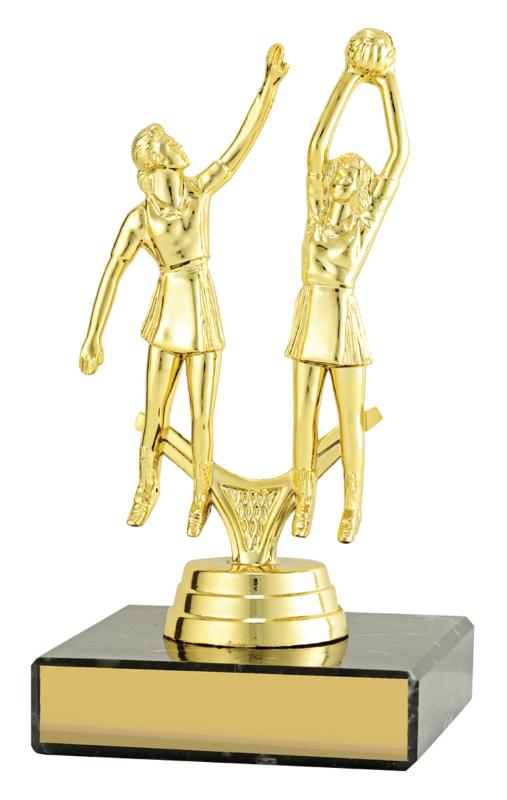 N4062 Netball Gold Dazzle 14cm