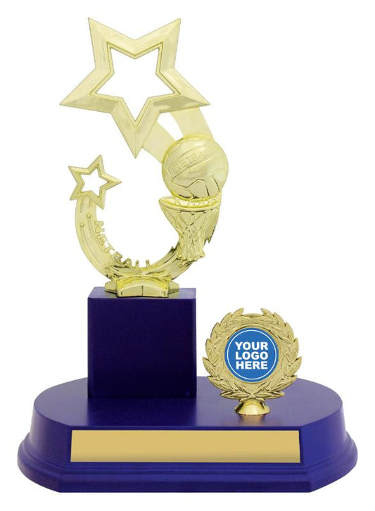 N4142 Netball Offset Column - Blue 23cm