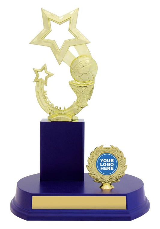 N4143 Netball Offset Column - Blue 25.5cm
