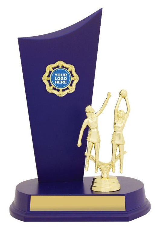 N4153 Netball Blue Crest 26cm