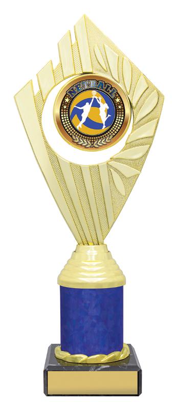 N4162 Netball Flyer Series - Gold / Blue 26cm
