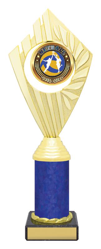 N4163 Netball Flyer Series - Gold / Blue 28.5cm
