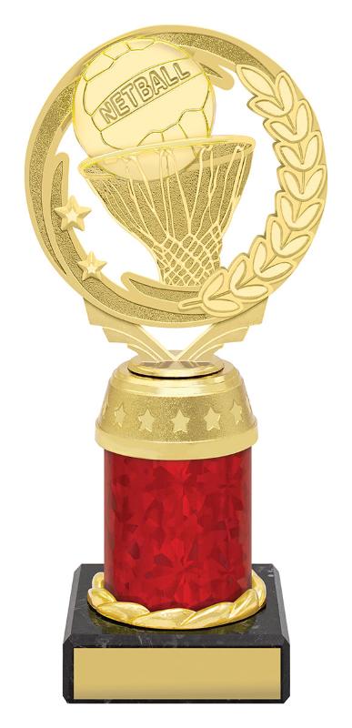 N4186 Netball Gold Torch 18.5cm