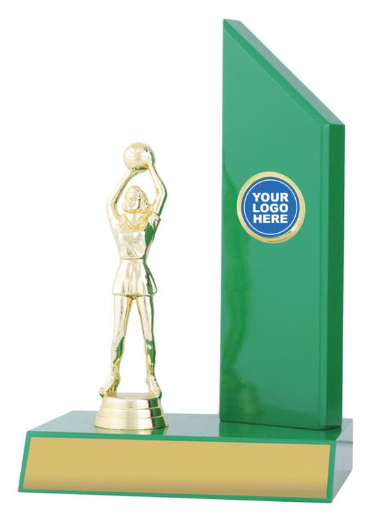 N4194 Netball Gloss Green Wing 20cm