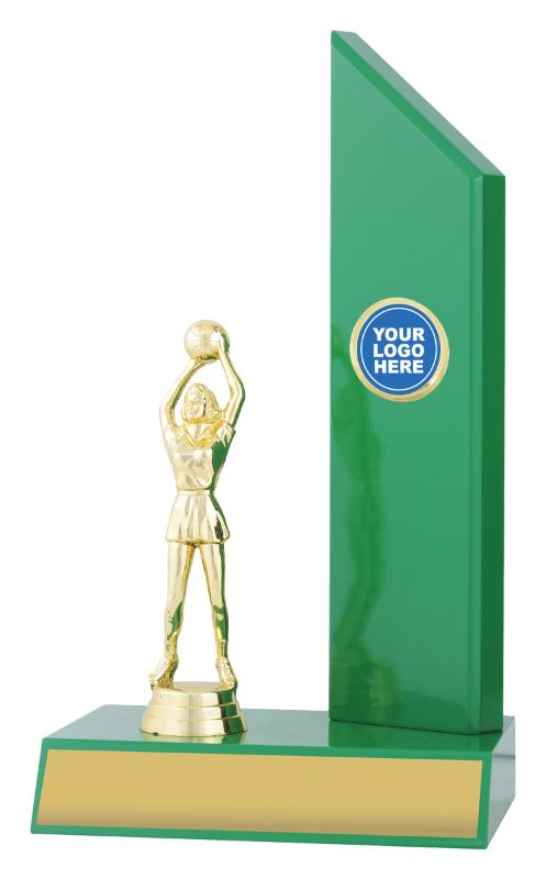 N4195 Netball Gloss Green Wing 23.5cm