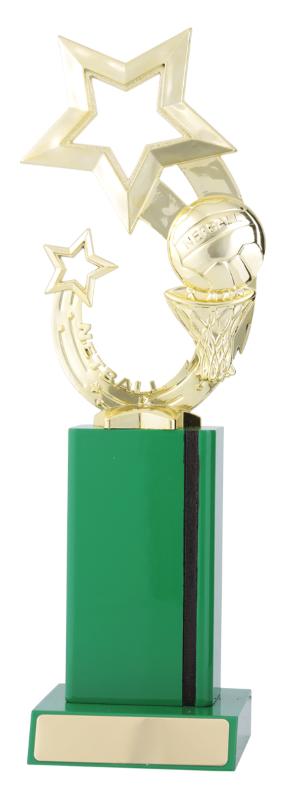 N4200 Netball Green Timber 27.5cm