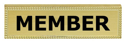 NB01G Select Name Bar - Gold