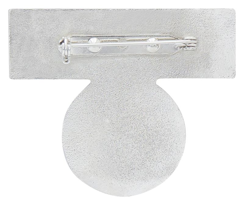 NB02S Emblem Name Bar Logo - Silver
