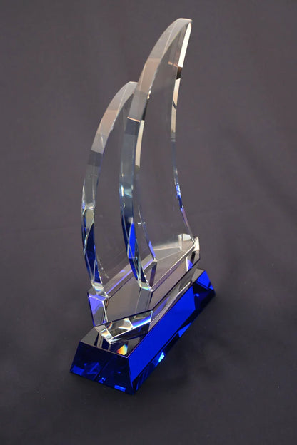 OCQ-402 Yacht Crystal Award 225mm
