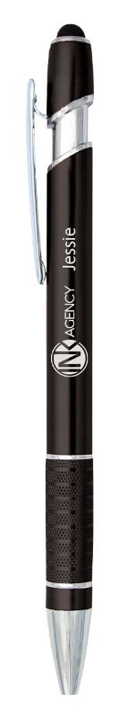 PA207 Stylus Ballpoint Aluminium Pen Black