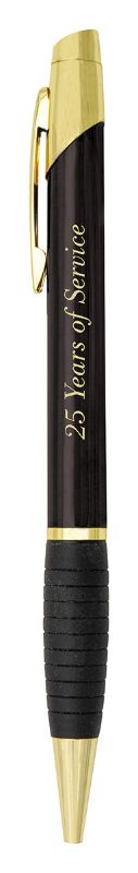 PA307 Executive Brass Barrel Pen Black