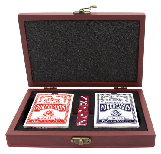 PKS01 Cards Gift Set Rosewood 20.5cm