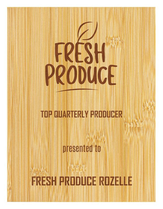 QS7 Bamboo Modern Plaque 22.5cm