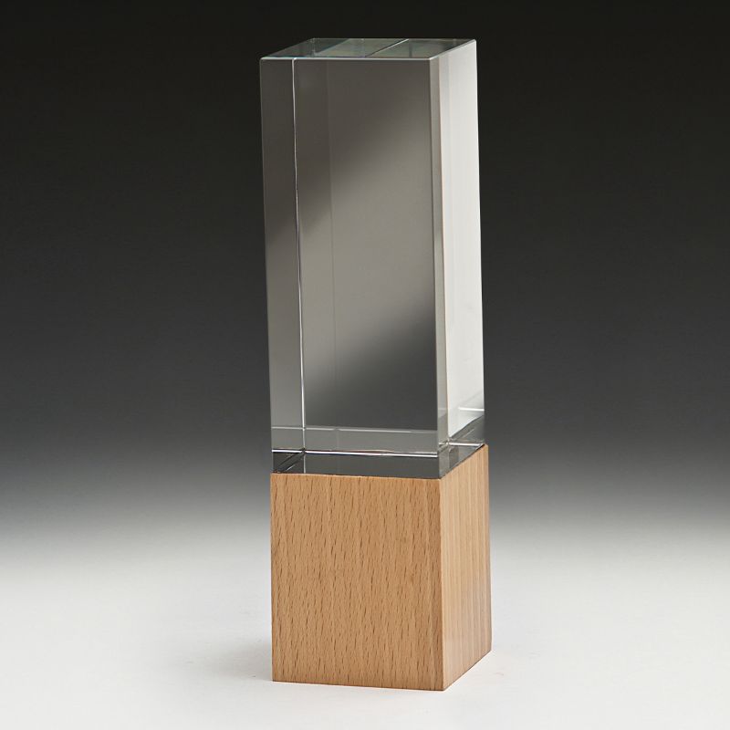 QT01B Binary Crystal & Wood 21cm