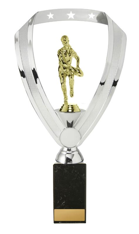 R24-2127 Female Rugby on Column 32cm