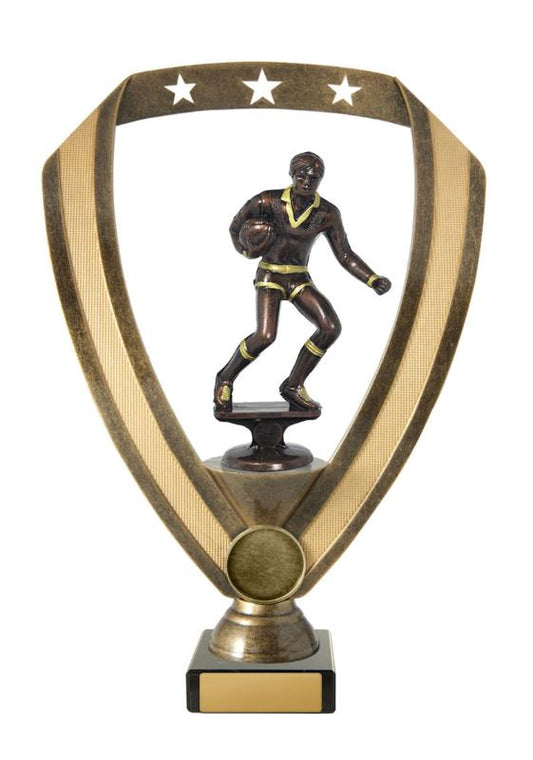 R24-2128 Male Rugby on Base 24cm