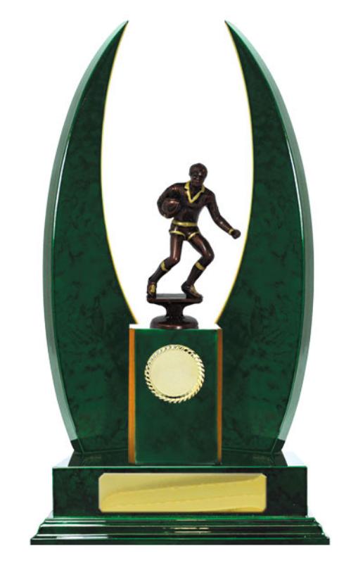 R24-2317GN Timber Buildup Rugby 34.5cm