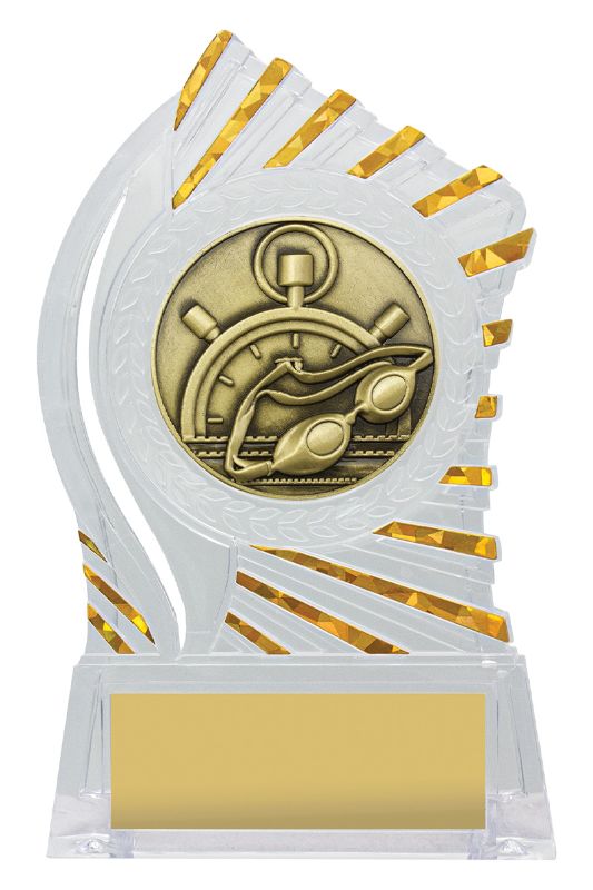 RH302 Solar Acrylic Trophy - Swim