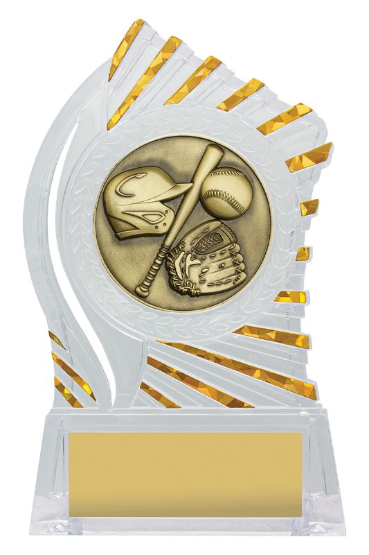 RH333 Solar Acrylic Trophy - Baseball 14.5cm