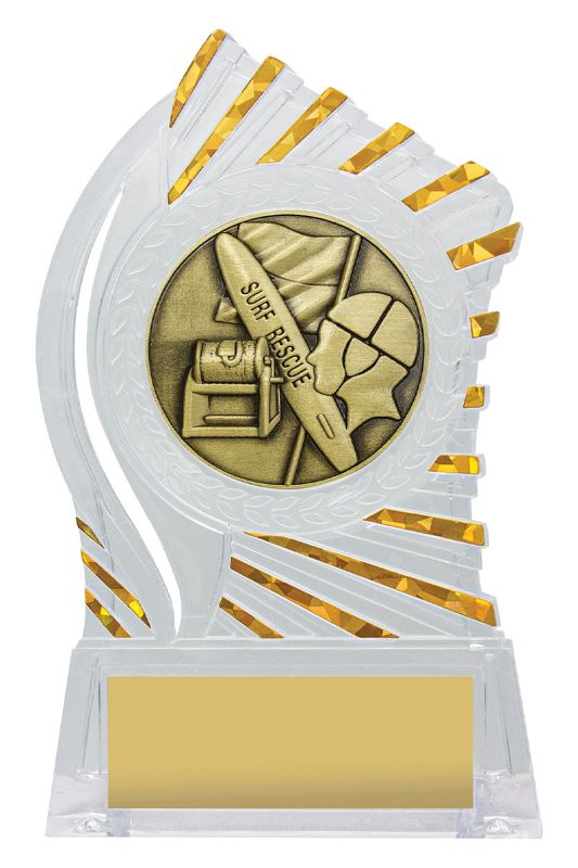 RH358 Solar Acrylic Trophy - Lifesaving