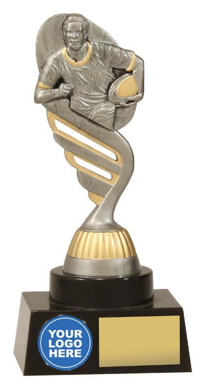 RL4022 Rugby Silver League / Union 18cm