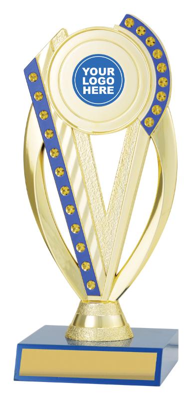 RL4063 Rugby Gloss Blue Column 18.5cm