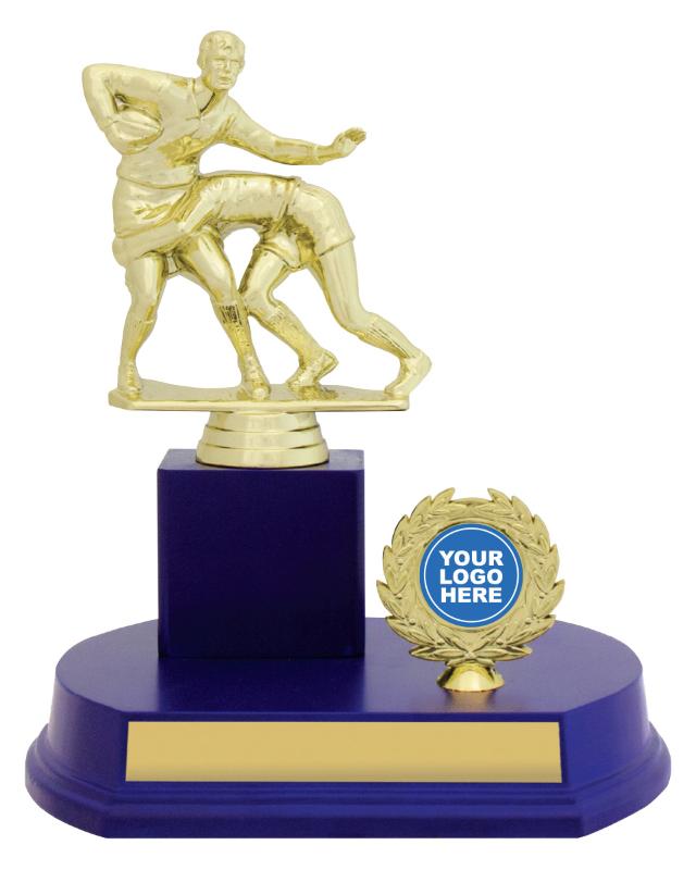 RL4091 Rugby Offset Column - Blue 20cm