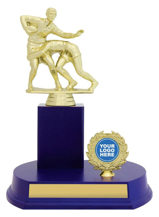 RL4092 Rugby Offset Column - Blue 22.5cm