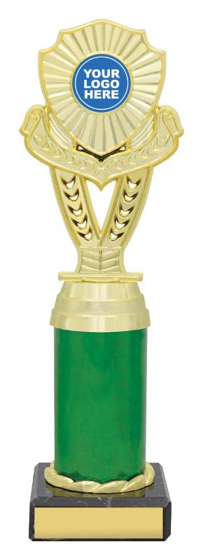 RL4123 Rugby Chevron - Green 23.5cm