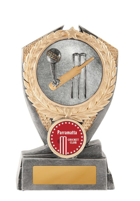 S23-1707 Hero Shield - Cricket 12.5cm