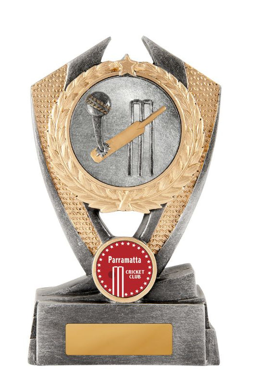 S23-1708 Hero Shield - Cricket 15cm
