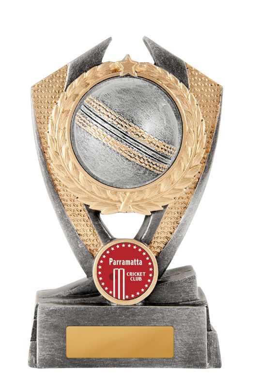 S23-1711 Hero Shield - Cricket 15cm