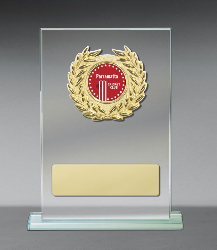 S23-1905 Metal Trim on Glass 15cm