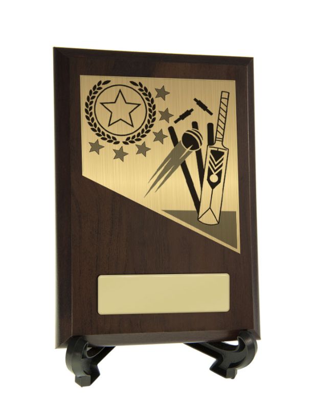 S23-1907 Plaque with Cricket Trim 15.5cm