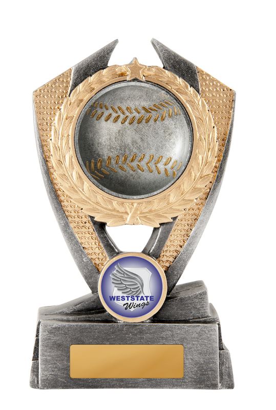 S23-2905 Hero Shield - Baseball 15cm