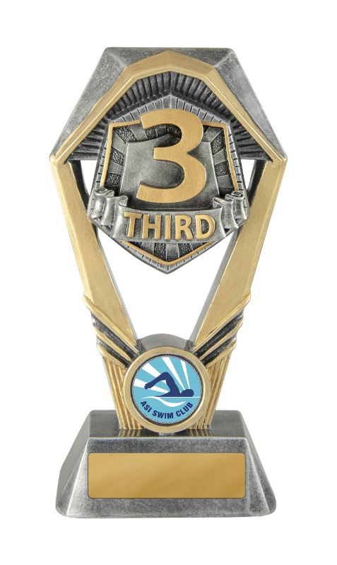 S23-3011 Hex Tower-Swimming 17cm