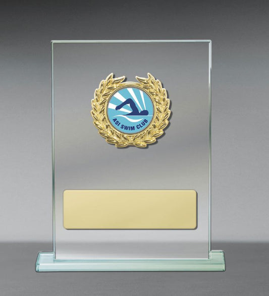 S23-3629 Metal Trim on Glass 13cm
